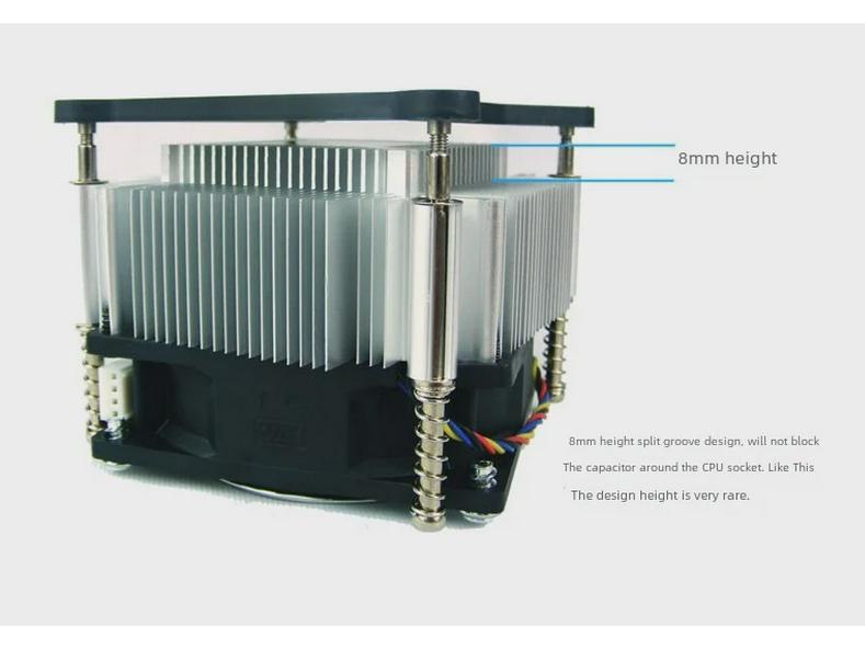 Kompatibler Intel 115X CPU-Kühler mit 4-Pin Temperatursteuerung