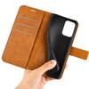 For Motorola Moto E15 4G Stand Case Anti-Scratch Calf Texture Leather Phone Cover