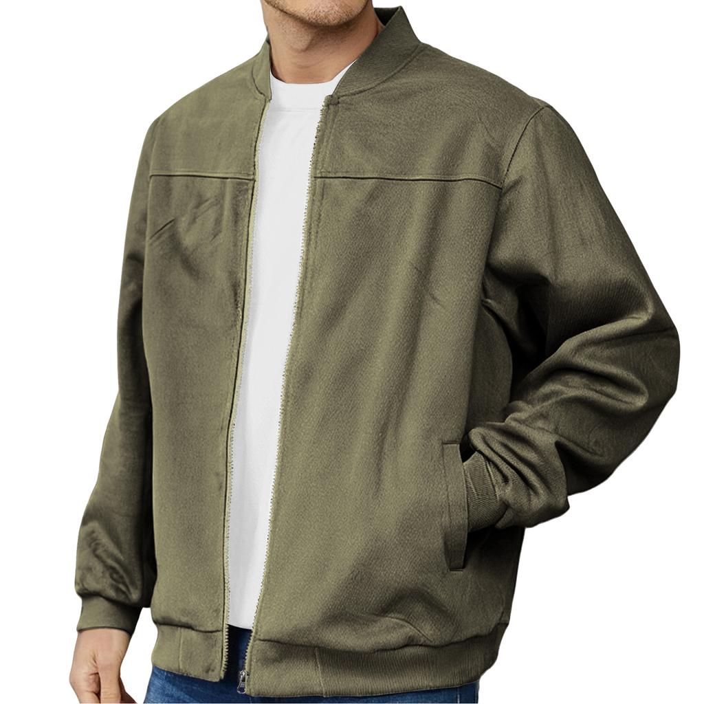 Men's  Fashion  Leisure  Zipper  Long Sleeves  Cardigan  Jacket  Coat
