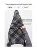 Women's Plaid A-line Skirt: Mid-Length, Thickened for Autumn/Winter 2025, Slimming Fit.