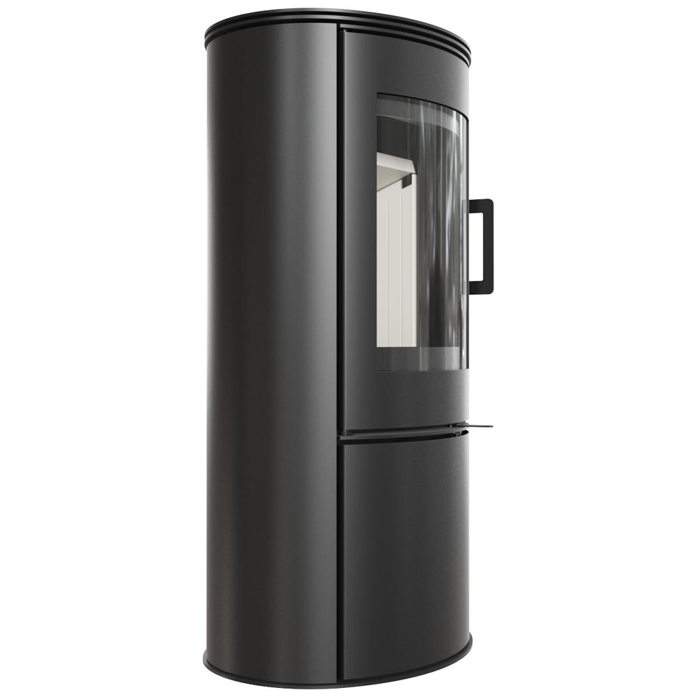 Wood Burning Steel Stove KRATKI AB S/DR ECO 5,5 kW Ø 150