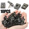 Body Bolts And U-nut Clips Fasteners Car Fenders Bumpers Phillips Head Screws Car Motorbike Guards Metal Fixing U-clips