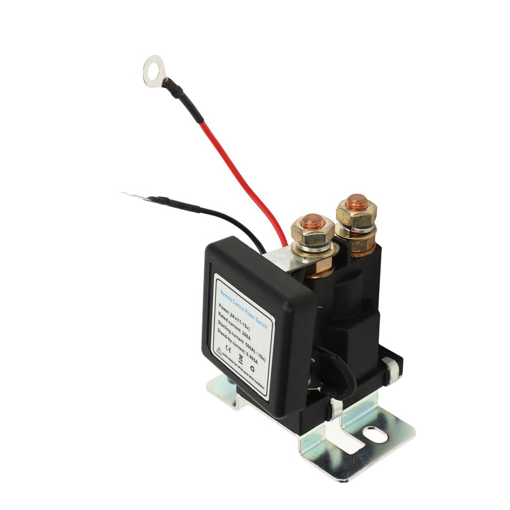 Car Battery Disconnect Switch High Current Master Battery Power Kill Disconnector Switch with 2 Remote Control 24V