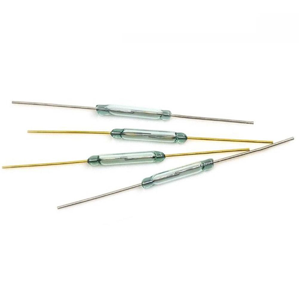 

Герконовый переключатель 100 В постоянного тока/переменного тока, 14*2 мм, золотая зеленая трубка для ног