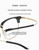 2024 Summer Ultra-Light Titanium Business Glasses - Unisex Anti-Blue Light Myopia Eyewear, Style 15016