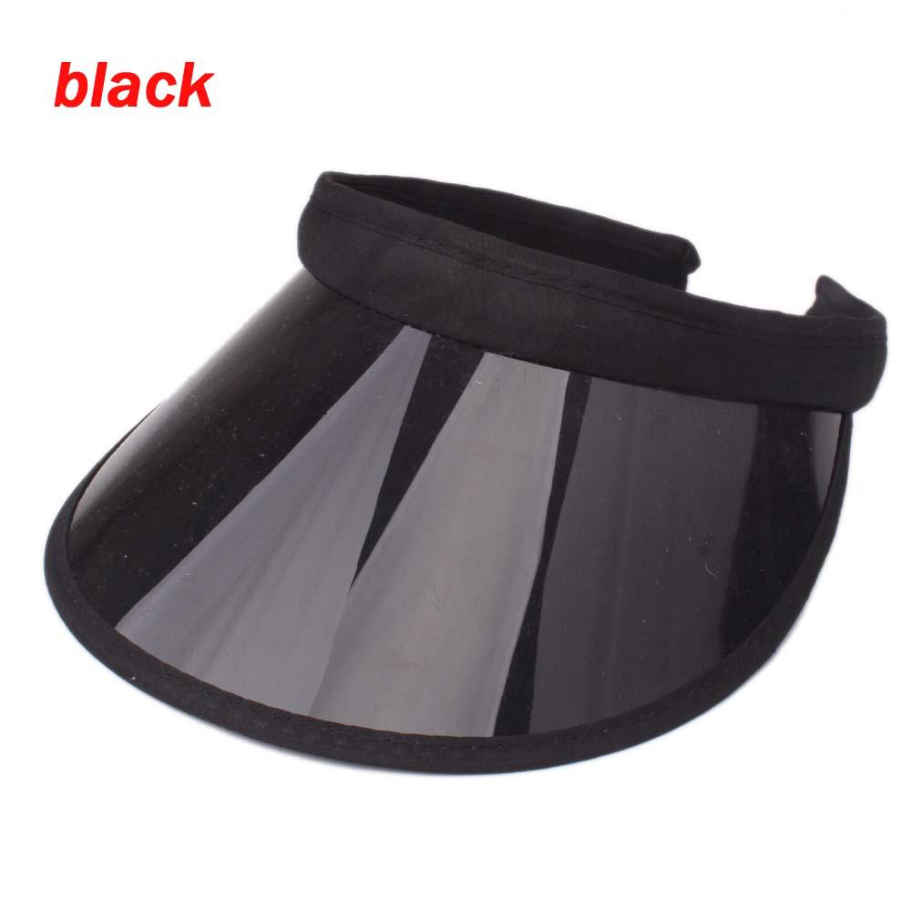 Korean-Style Unisex PVC Sunshade Topless Hat for Spring, Summer, and Autumn