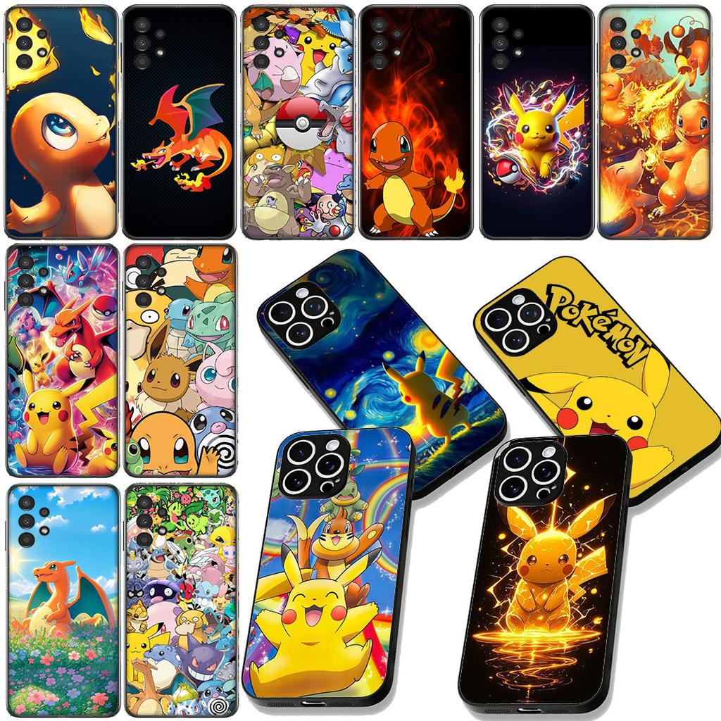 Charmander P-Pokemons GO P-Pikachus Phone Cover for Xiaomi Poco C85 C65 C75 X7 X6 M6 M8 F7 F8 Ultra F6 Pro 4G 5G Protective Case
