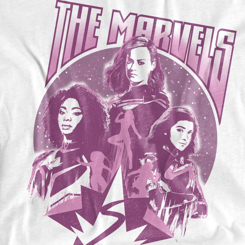 The Marvels Unisex Adult Quantum Heroes T-Shirt