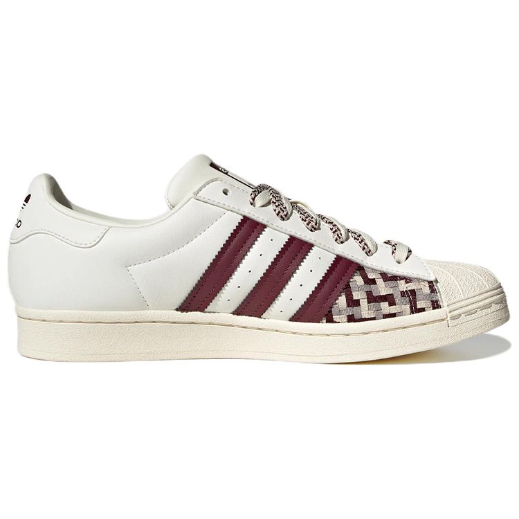 Adidas Originals Superstar Fashion Durable Low-Top Skate Shoes Women Sneakers Light-Purple FZ5588