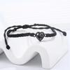 Heart Projection Titanium Steel Bracelet - 100 Languages Customizable Photo Jewelry for Couples