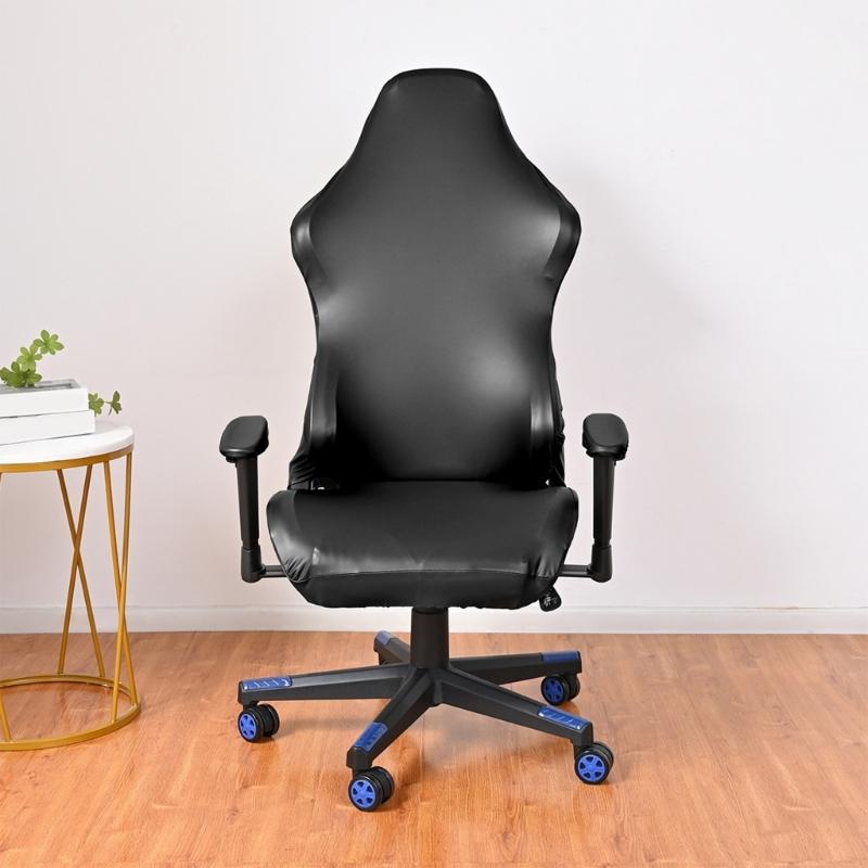 Color PU Gaming Chair Covers Stretchable Chair Slipcovers Enhances Durability and Chair Protections