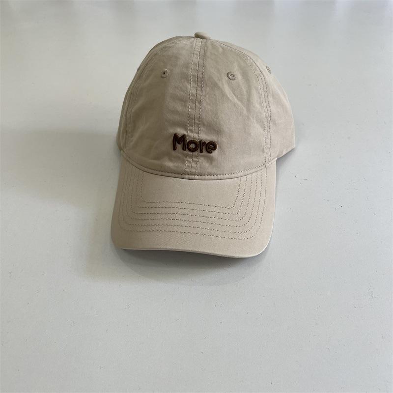 

Embroidery Special Color Soft Top Cap Men s Baseball Cap Women s Shade Couple Niche Versatile M（56-58cm） сірий колір