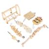 7PCS/Pack Parrot Toy Set Hanging Swing Bells  Wooden Bridge Chewing Parts Supplies