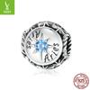 12 Constellation S925 Silver Beaded, Retro Style Fashion Color Zircon Diy Accessories Scc1725