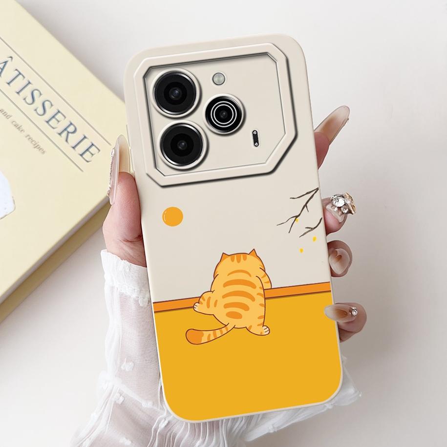 Für Tecno Pova 6 Pro 5G 2024 Hülle LI9 Kameraobjektiv Schutzabdeckung Niedlicher Panda Cartoon Weicher Stoßfänger Für Tecno Pova 6 Pova6 5G Capa