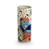 'The Hut Straight' Hand-Painted Artifacts for Living Room & Home Decorative Ceramic Flower Vase