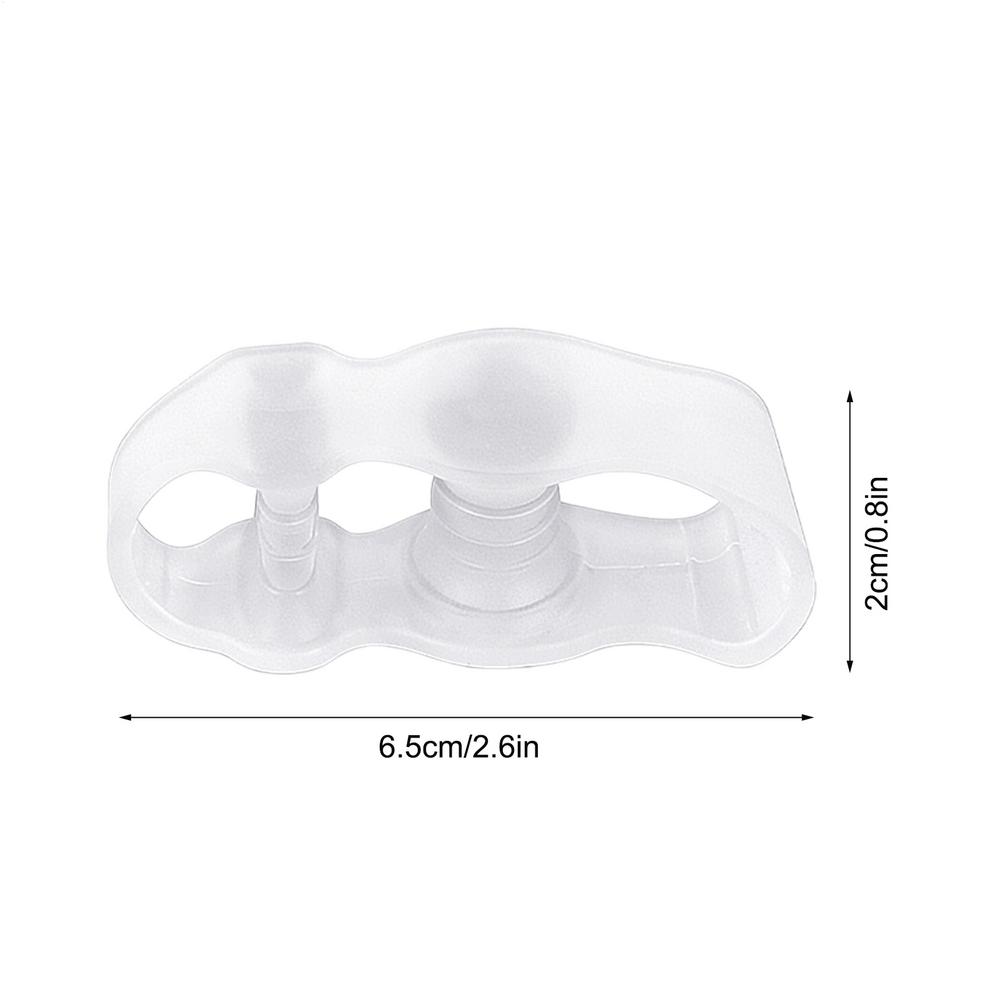 

1Pair Silicone Toe Separator Bunion Corrector Toe Spacers To Correct Bunions Toe Straightener Toe Stretcher Gel Toe Separators прозрачный