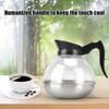Stainless Steel Tea Pot Black Handle Tea Kettle Reusable Coffee Kettle  Coffee Making