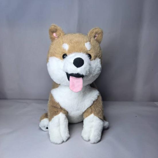 Peluche Cane Shiba Giocattolo Morbido di Peluche Cane Shiba Carino Peluche Coccoloso Regalo per Bambini Amanti dei Cani Decorazione per Camera da Letto