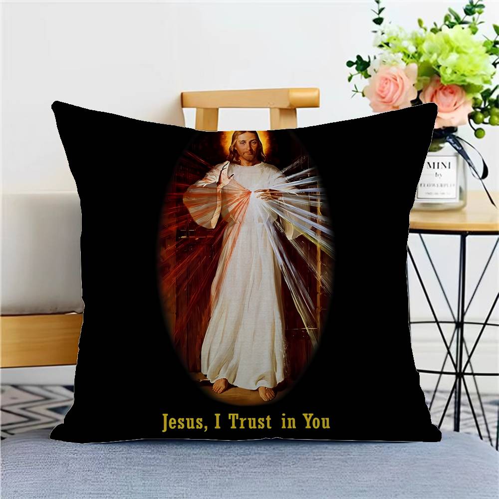Jesus I Saw That pillow cover sofa cushion cover home room decoration children gift