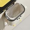 Wall Mounted Garbage Bin for Household Use, Large Capacity, Kitchen and Bathroom Use, No Bending, Narrow Seam, Waterproof Garbage Bin with Lid