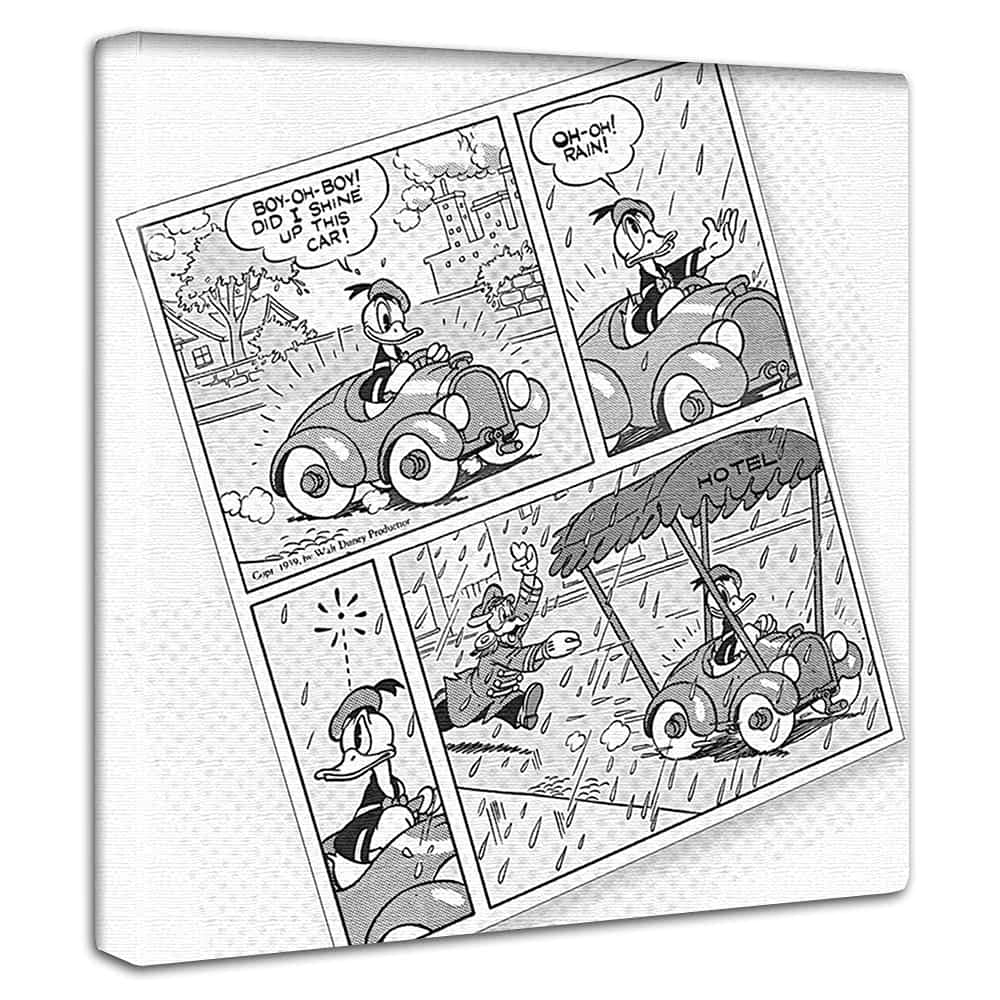 

Disney Donald Duck Art 30cm x Made in Stylish Interior Living Room Simple Fabric Panel, 30cm, Japan, Poster, Decor, Decor, Comic, Illustration, Panel,