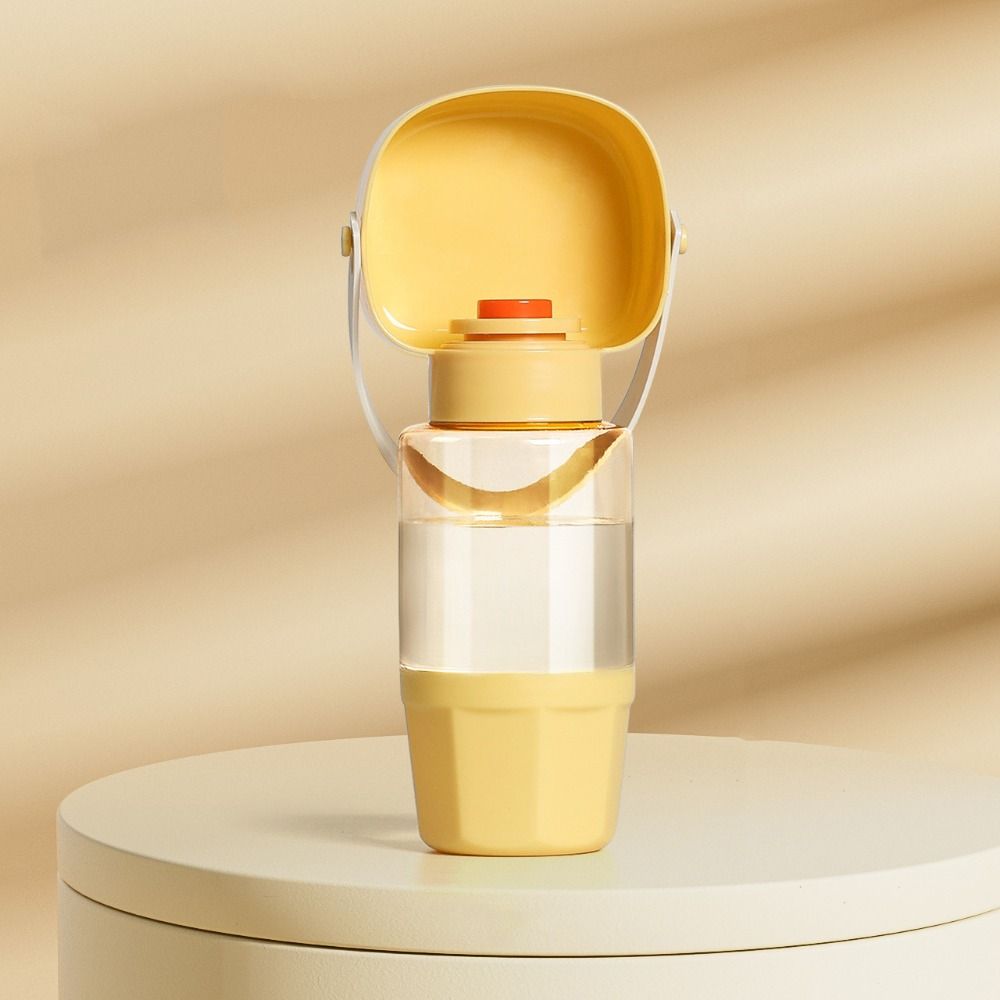 Food Container Dog Outdoor Drinking Bowl Lightweight 2 In 1 Pet Water Dispenser  Camping