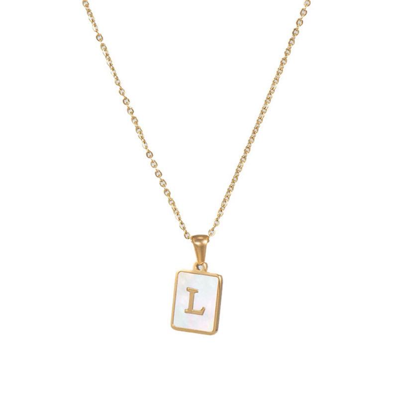 Pendant English Letters Chain Clavicle Necklace The Letter Necklace Accessories Creativity