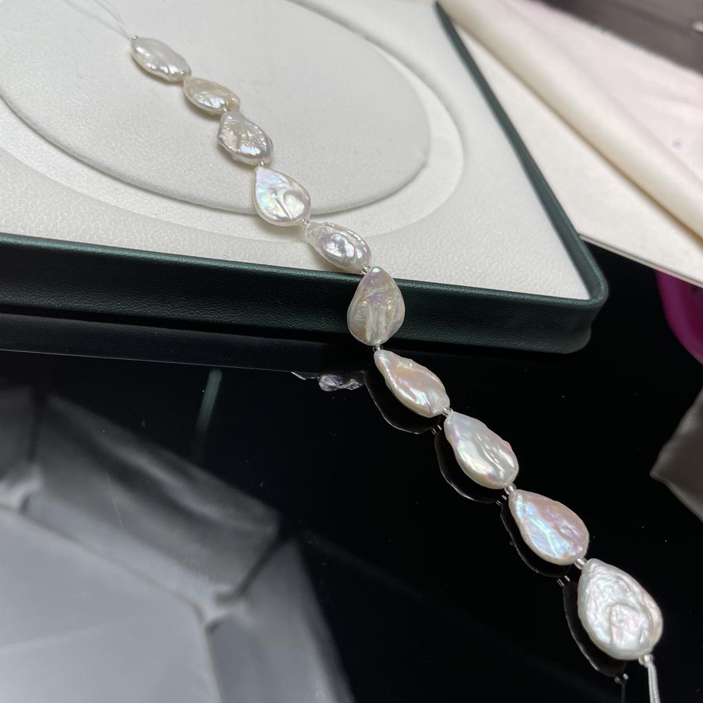 DIY Schmuckzubehör Tropfenförmige Barock-Birne Für Schmuckherstellung DIY Halskette Ohrringe Armband Zubehör Länge 18cm