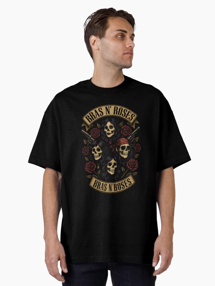 Guns N' Roses Bras n roses all female guns n roses tribute Oversized T-Shirt