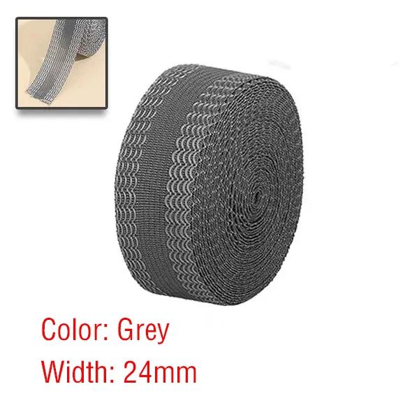 

Pants Mouth Paste Edge Self-Adhesive Pants Paste Iron On Jean Pants Edge Shorten Repair Clothing Fabric Tape DIY Sewing Repair 1m сірий