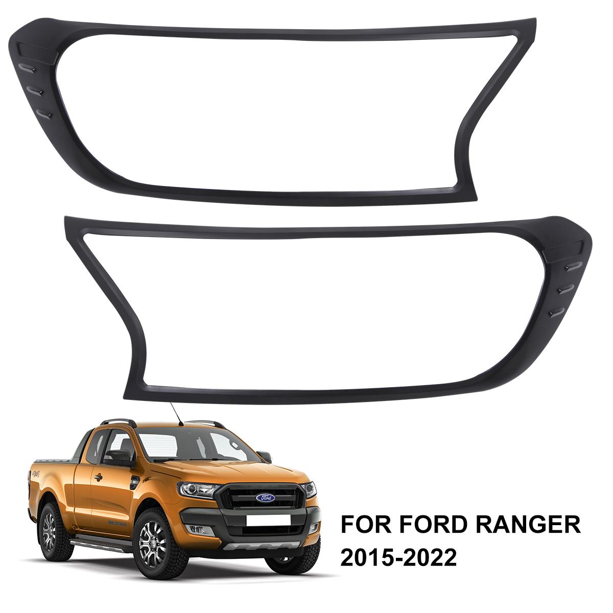 

HeadLight Covers Side Vent Guard Trim Tail Lights Cover For Ford Ranger 2015-2025 Wildtrak XLT XLS XL Door Handle Insert Bowl