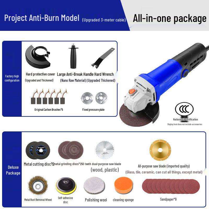 Compact Multifunctional Angle Grinder & Polisher