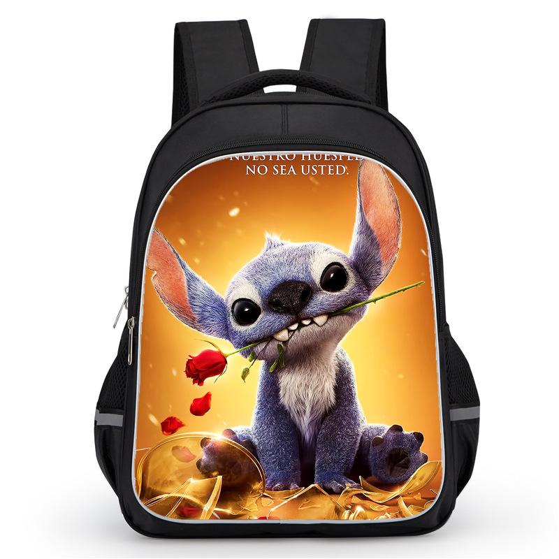 Stitch Peripheral Anime Backpack Men'S And Women'S School Bags