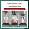 Brass Dual Outlet Washing Machine Faucet with Automatic Shut-off Valve