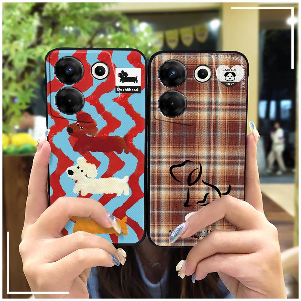 Silicone Durable Phone Case For Tecno Camon20 Pro 5G/CK8n Full Wrap Phone Pouch Cartoon Fashion Design Back Cover Cute