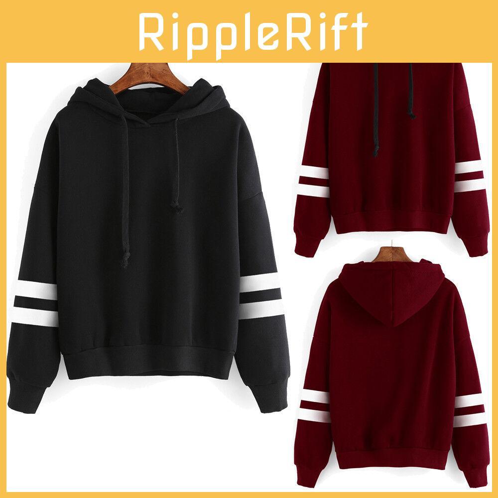 Damen Langarm Kapuzenpullover Sweatshirt Hoodie Sweatjacke Pullover Hoody Kapuze Damenmode