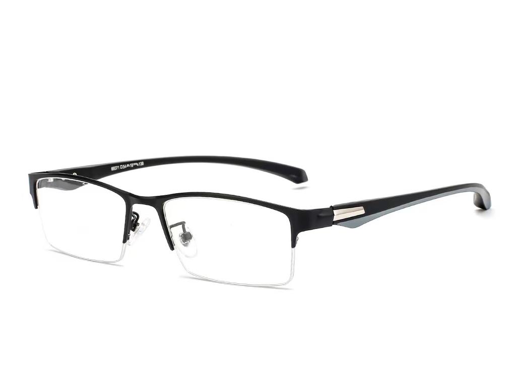 New Sun Photochromic Myopia Eyeglasses Optical Men student Finished Myopia Eyewear prescription Glasses Frame Half Rim -1.0 -4.0