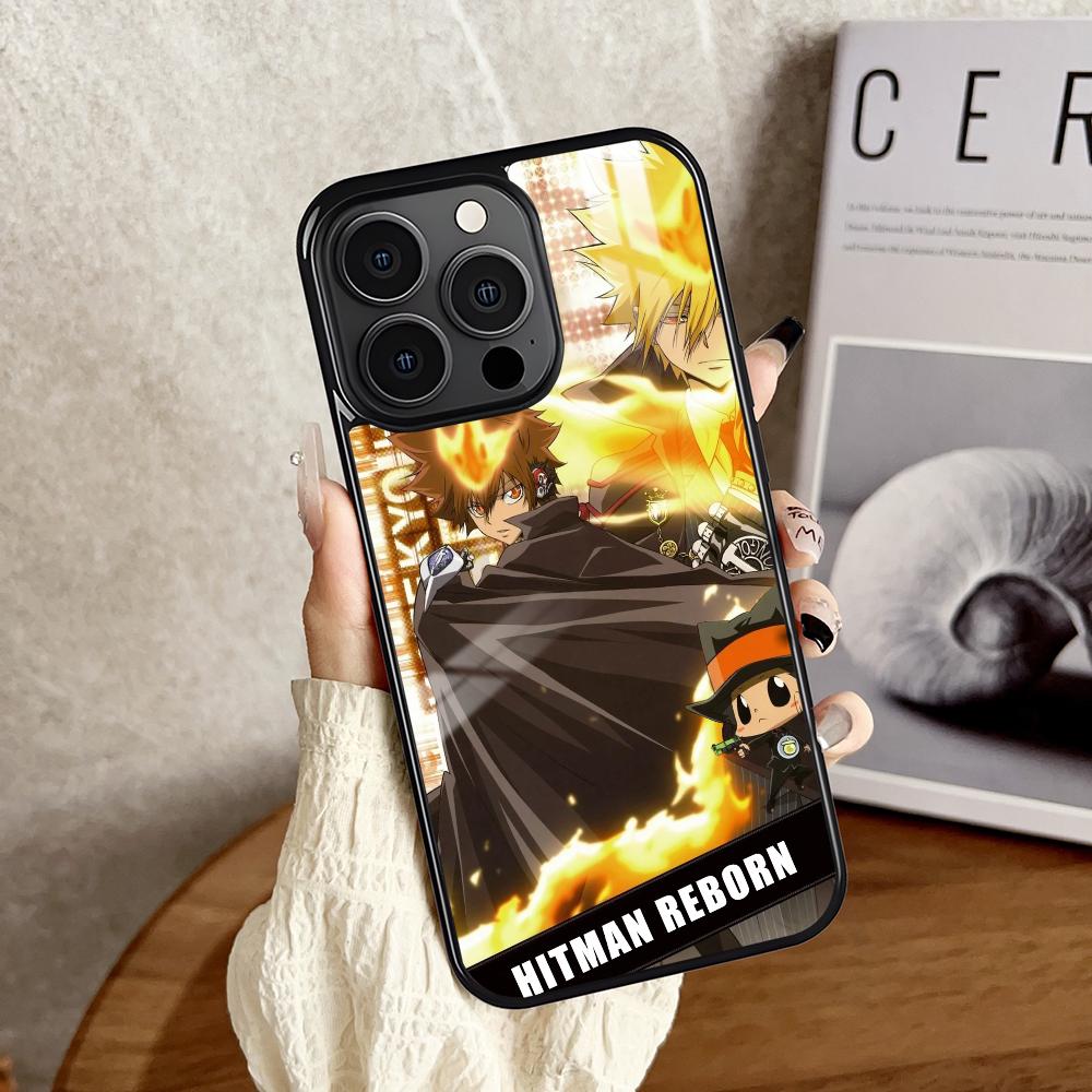 Katekyo Hitman Reborn Phone Case For iPhone 16 15 14 13 12 11 Pro Xs Max Mini Plus Antislip Shockproof Hard Funda