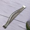 Bohemian Multi-layer Leather Magnetic Buckle Bracelet - European & American Design