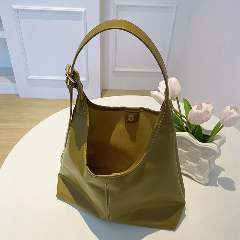 New Korean Retro Shoulder Bag Women Leather Tote Large Vintage Work Purse Handbags