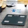 Balance Numérique de Salle de Bain - ROWENTA - BR2600 - Bleu - 180 kg - Verre trempé