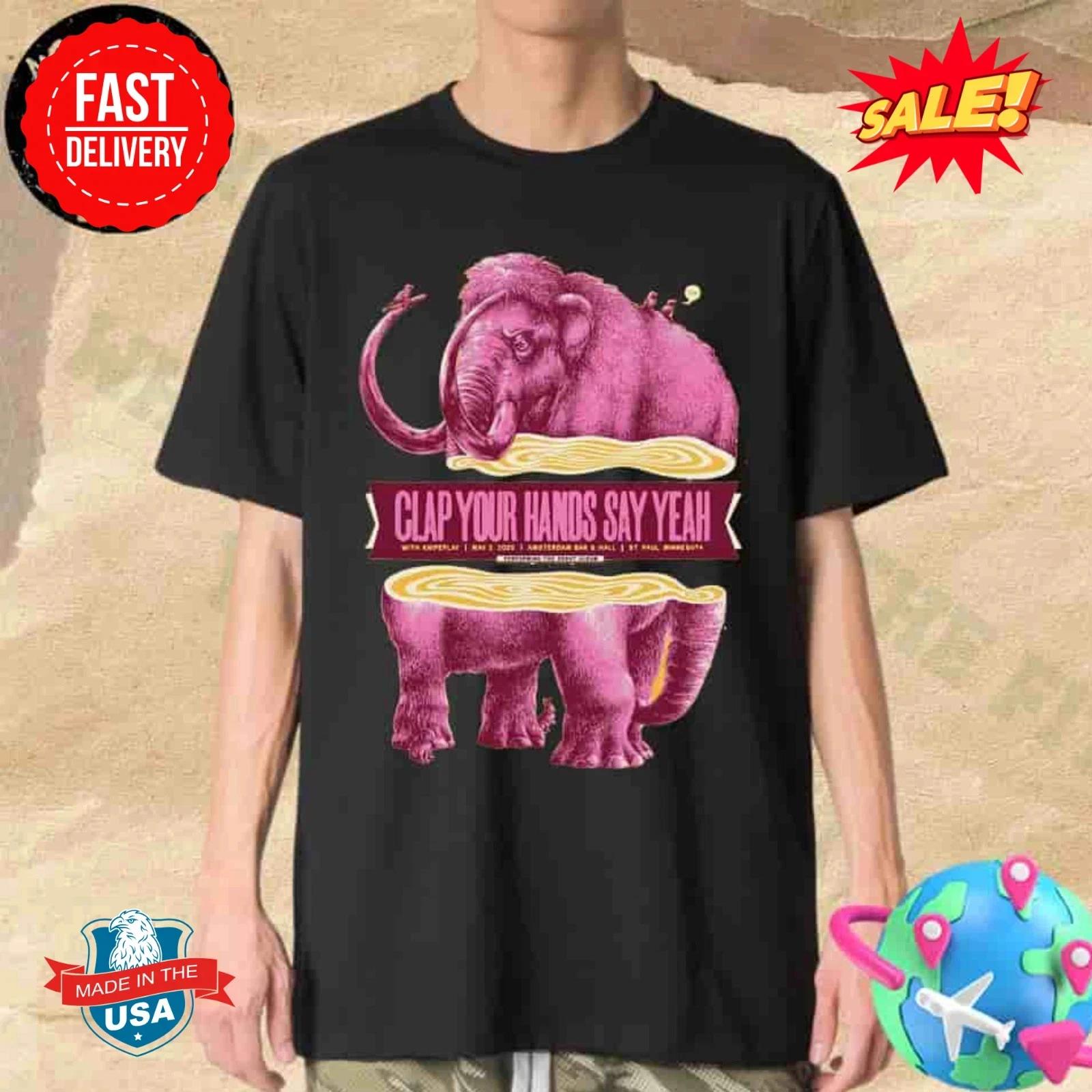 Clap Your Hands Say Yeah St Pual Minnesota May 2 2025 T Shirt Unisex 4XL