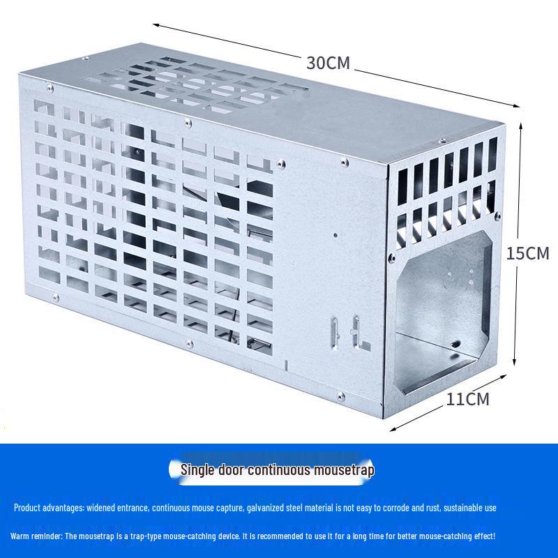 High-Efficiency Automatic Indoor Mouse Trap Cage – Quick and Effective Pest Control