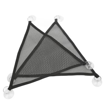 2Pcs Triangular Bearded Dragon Hammock Soft Replaceable Lizards Hammock with Suction Cup for
