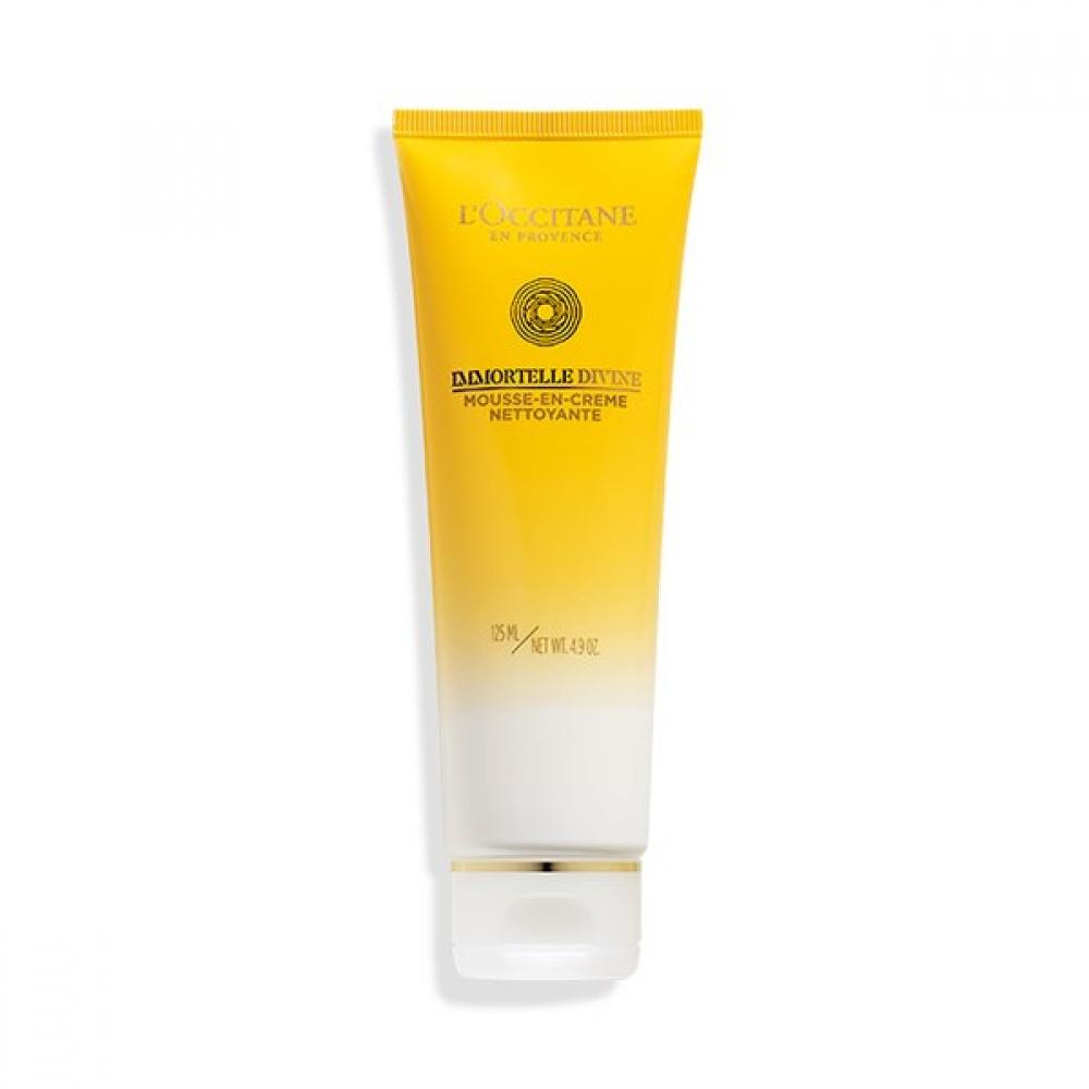 L Occitane immorteLLe Divine Очищающий пенящийся крем 125 мл Single option