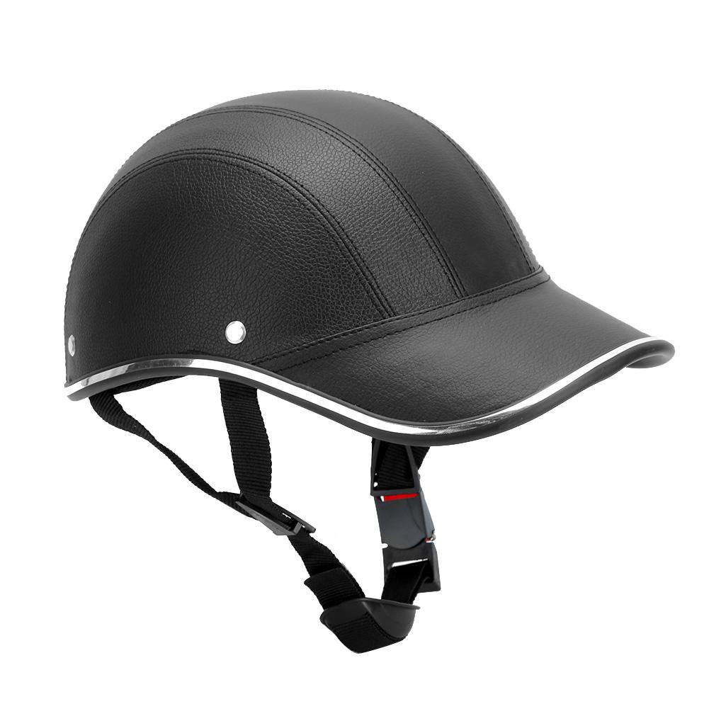 

Motorcycle Helmet Security Men Women Portable Impact Resistant ABS(Black A0322 )