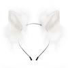 Plush Fox Animal Ear Headband Cute Cos Jackal Simulation Plush Prop Accessories Headband Headband