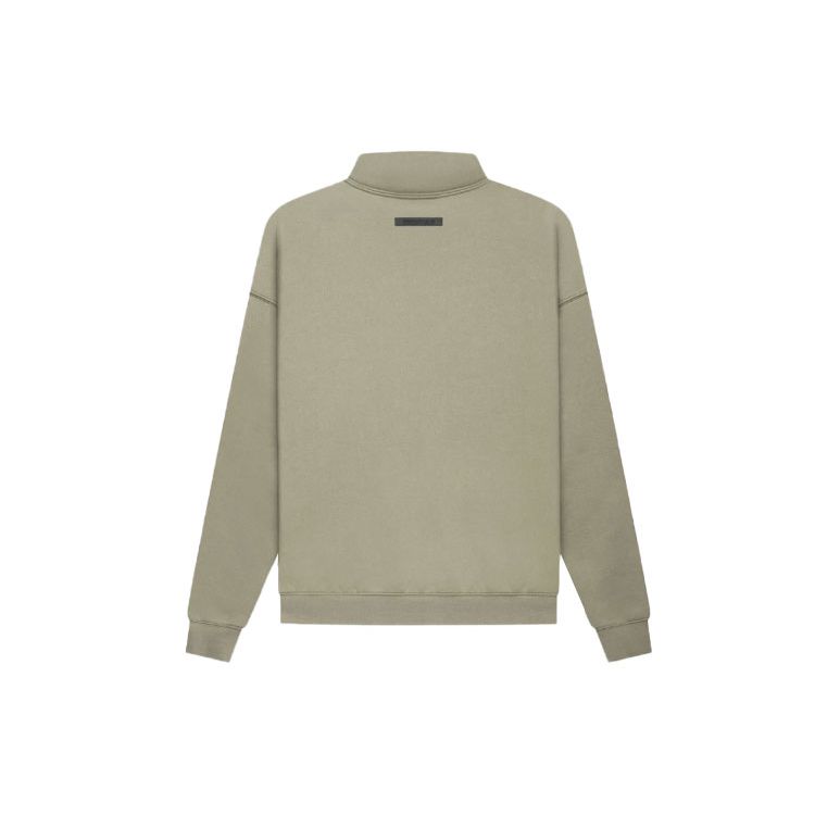Fear of God Essentials Fleece Mockneck Pullover Unisex Sweatshirt Pistachio-Green FOG-FW21-010