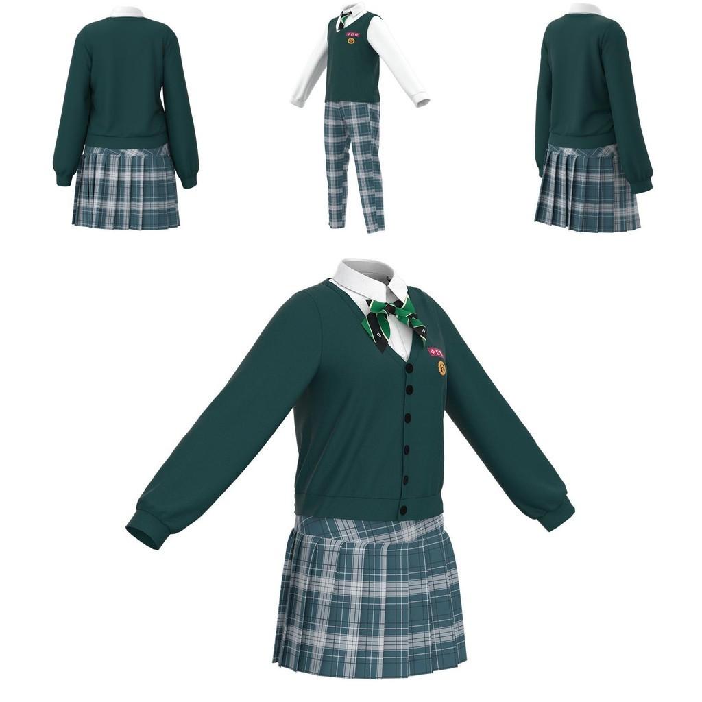 Anime-inspired All Of Us Are Dead Cosplay Costume For Fans Men And Women School Uniform Outfit